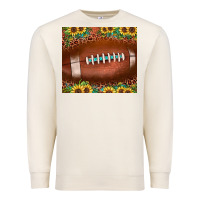 Sandshell football leopard turquoise sunflower Premium Sweatshirt - JahusDesignShop
