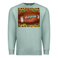 Seafoam football leopard turquoise sunflower Premium Sweatshirt - JahusDesignShop