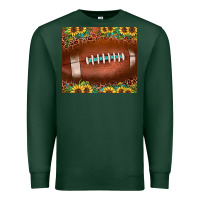 Sports Green football leopard turquoise sunflower Premium Sweatshirt - JahusDesignShop