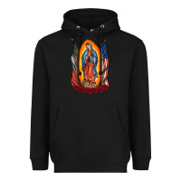 Black our lady Heavyweight Hoodie - RacoonDesign