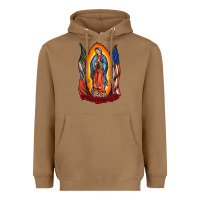 Toasted Coconut our lady Heavyweight Hoodie - RacoonDesign