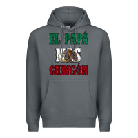 Rock El Papa Mas Chingon Mexican Flag Premium Hoodie - Jasminsmagicworld