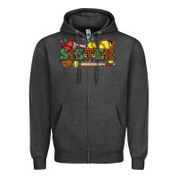 Charcoal Heather sister softball Zipper Hoodie - Zillion Design Studio