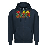 Navy sister softball Zipper Hoodie - Zillion Design Studio