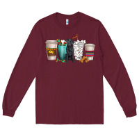 Burgundy labrador retriever dog coffee cups Long Sleeve Tee - texasbilliewilder