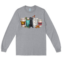 Heather Grey labrador retriever dog coffee cups Long Sleeve Tee - texasbilliewilder