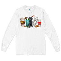 White labrador retriever dog coffee cups Long Sleeve Tee - texasbilliewilder