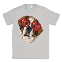 Moon Dust saint bernard with love glasses Classic Tee - RanaPortraitStore
