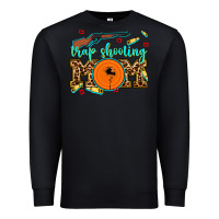 Black trap shooting mom Premium Sweatshirt - AdoDesignShop