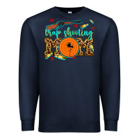 Navy trap shooting mom Premium Sweatshirt - AdoDesignShop