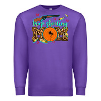 Purple trap shooting mom Premium Sweatshirt - AdoDesignShop