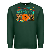 Sports Green trap shooting mom Premium Sweatshirt - AdoDesignShop