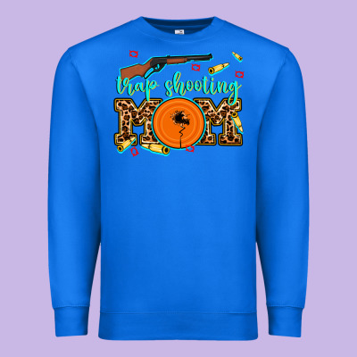 Trap Shooting Mom Premium Sweatshirt Designed By Adodesignshop