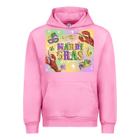 Fuchsia Pink mardi gras Urban Hoodie - MaliasSmallBusiness