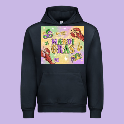 Mardi Gras Urban Hoodie Designed By Maliassmallbusiness