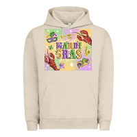 Pigment French Oak mardi gras Urban Hoodie - MaliasSmallBusiness