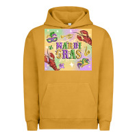 Pigment Peanut Butter mardi gras Urban Hoodie - MaliasSmallBusiness