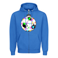 True Royal Christmas soccer Zipper Hoodie - RanaPortraitStore