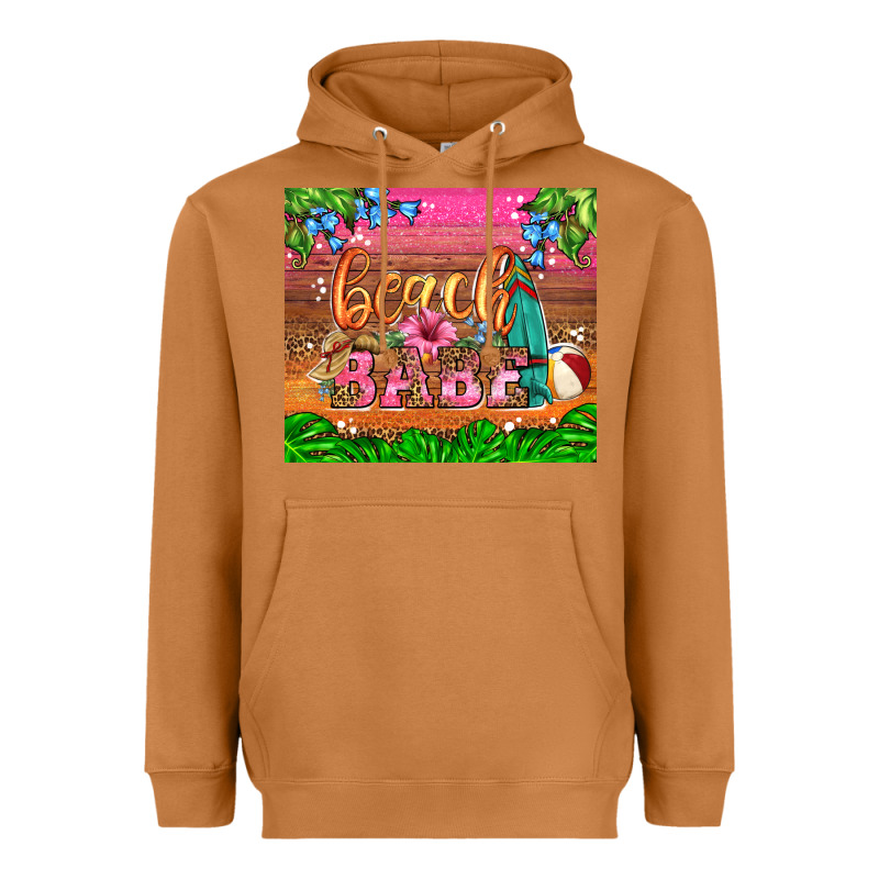 Beach Babe Heavyweight Hoodie by HRA Design Shop | Teevron