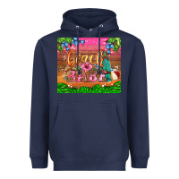 Navy beach babe Heavyweight Hoodie - HRA Design Shop