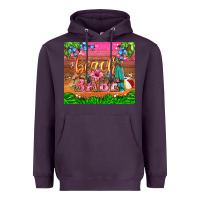 Plum beach babe Heavyweight Hoodie - HRA Design Shop