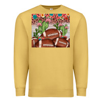 Antique Gold football leopard cactus Premium Sweatshirt - JahusDesignShop