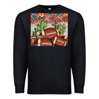 Black football leopard cactus Premium Sweatshirt - JahusDesignShop