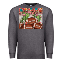 Charcoal Heather football leopard cactus Premium Sweatshirt - JahusDesignShop