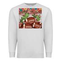 Dove Grey football leopard cactus Premium Sweatshirt - JahusDesignShop