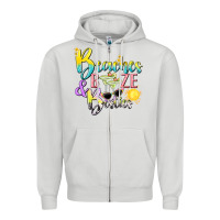 Dove Grey beaches booze and besties tbw Zipper Hoodie - texasbilliewilder