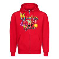 Red beaches booze and besties tbw Zipper Hoodie - texasbilliewilder