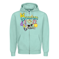 Seafoam beaches booze and besties tbw Zipper Hoodie - texasbilliewilder