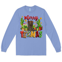 Colony Blue merry texmas Long Sleeve Tee - Zillion Design Studio