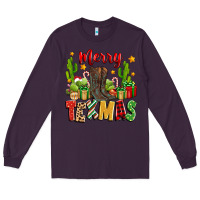 Plum merry texmas Long Sleeve Tee - Zillion Design Studio