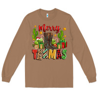 Toasted Coconut merry texmas Long Sleeve Tee - Zillion Design Studio