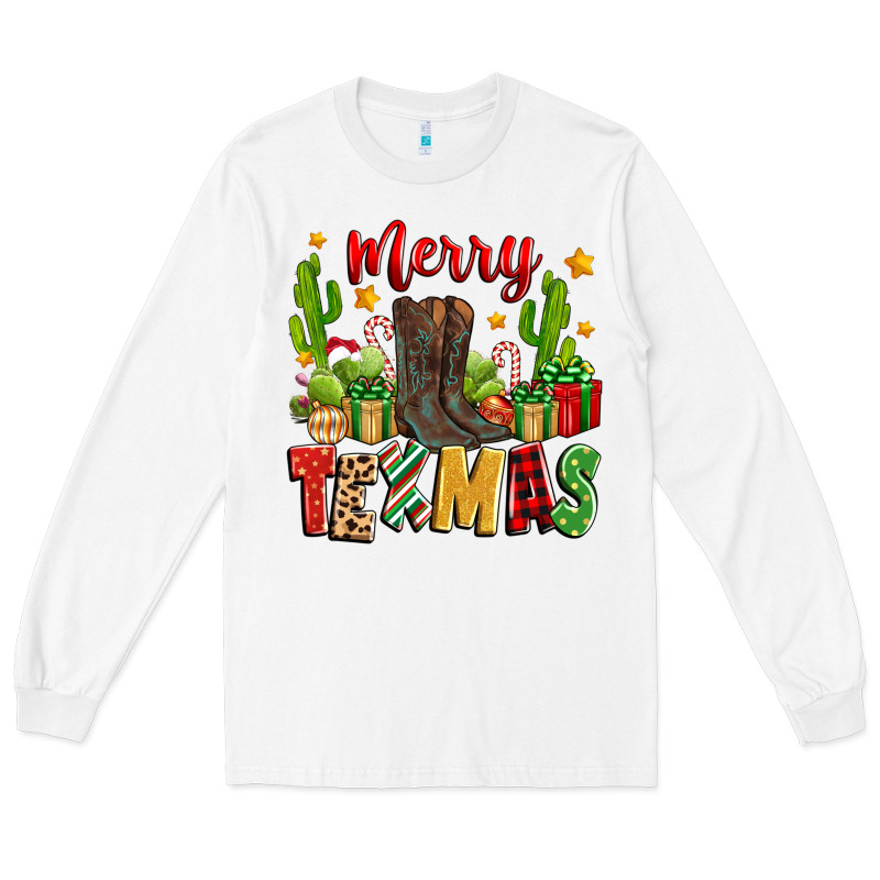 Merry Texmas Long Sleeve Tee by Zillion Design Studio | Teevron
