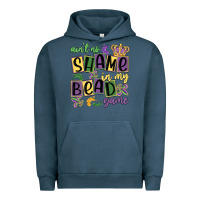 Pigment Midnight Navy ain't no shame in my bead game Urban Hoodie - MaliasSmallBusiness