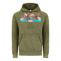 Vintage Olive love and love letters Vintage Hoodie - AdoDesignShop