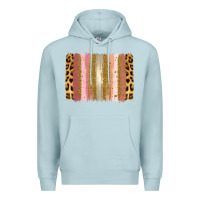 Blue Mist XOXO Brushstrokes Valentines Day Premium Hoodie - Jasminsmagicworld