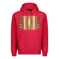 Cardinal XOXO Brushstrokes Valentines Day Premium Hoodie - Jasminsmagicworld