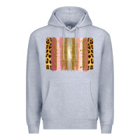 Heather Grey XOXO Brushstrokes Valentines Day Premium Hoodie - Jasminsmagicworld