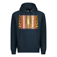 Navy XOXO Brushstrokes Valentines Day Premium Hoodie - Jasminsmagicworld
