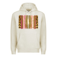 Oatmeal Heather XOXO Brushstrokes Valentines Day Premium Hoodie - Jasminsmagicworld
