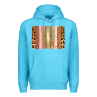 Ocean Blue XOXO Brushstrokes Valentines Day Premium Hoodie - Jasminsmagicworld