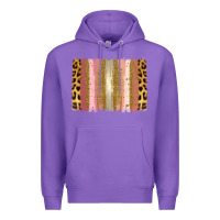 Purple XOXO Brushstrokes Valentines Day Premium Hoodie - Jasminsmagicworld