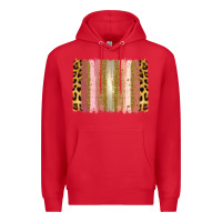 Red XOXO Brushstrokes Valentines Day Premium Hoodie - Jasminsmagicworld