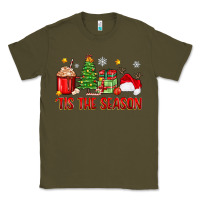 Army Green 'tis the season christmas Classic Tee - Zillion Design Studio