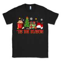 Black 'tis the season christmas Classic Tee - Zillion Design Studio