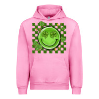 Fuchsia Pink checkered st. patrick's day Urban Hoodie - MaliasSmallBusiness