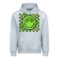 Heather Grey checkered st. patrick's day Urban Hoodie - MaliasSmallBusiness